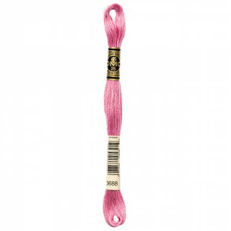 MED MAUVE EMBROIDERY COTTON
